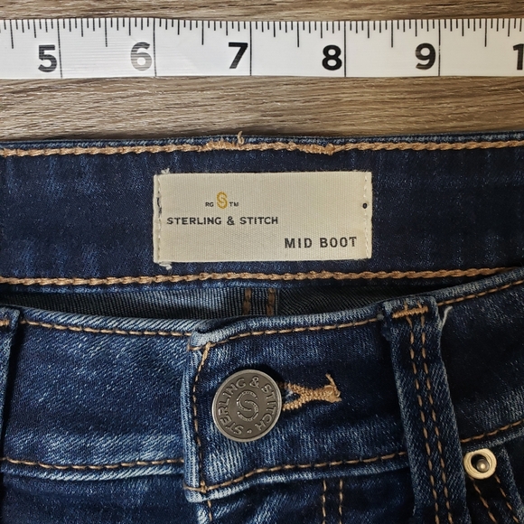 Buckle Sterling & Stitch Mid Boot Cut Jeans 24 / 26 Waist - Picture 4 of 9